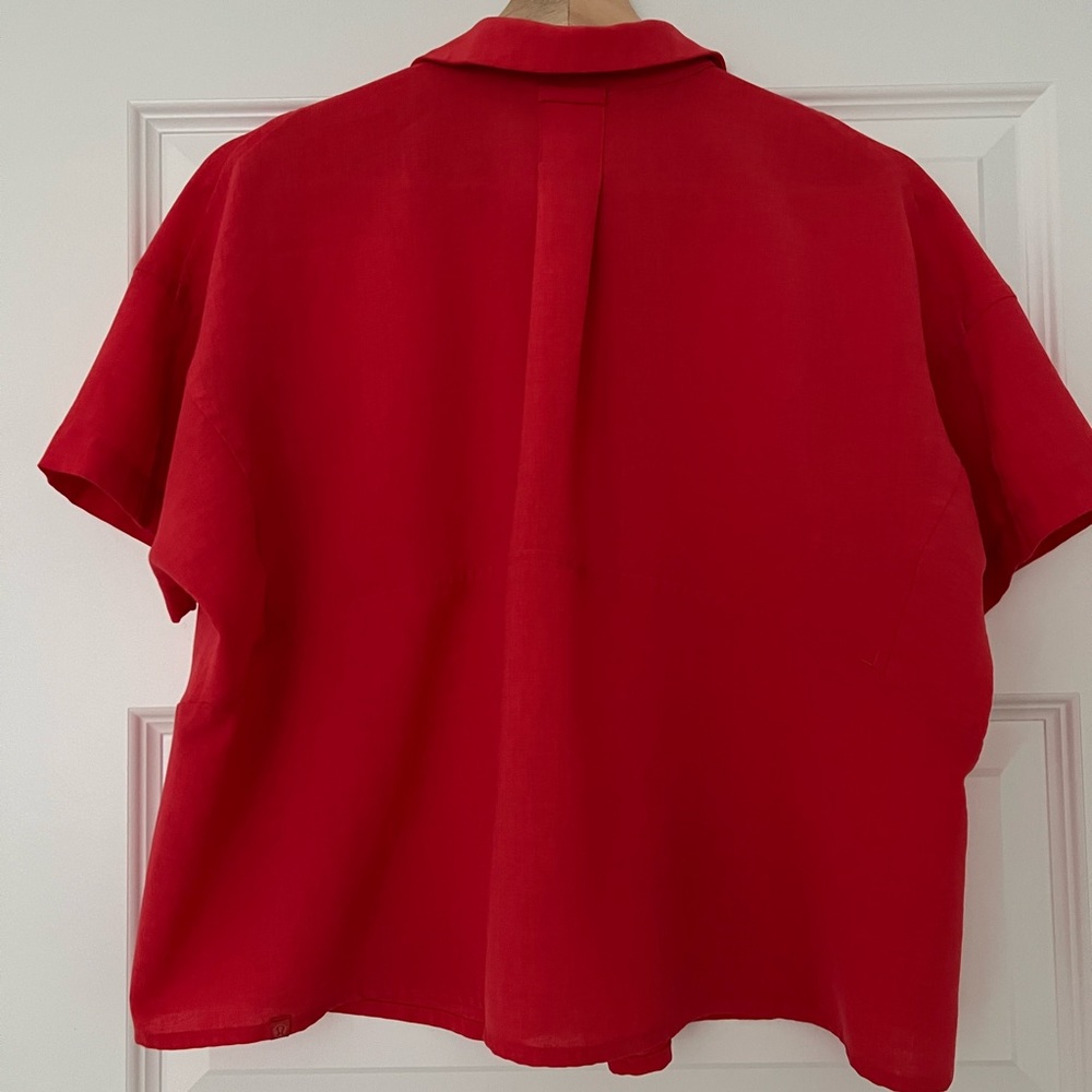 Red Lululemon Blouse - Picture 2 of 3